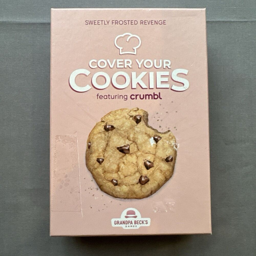 Open Box Unused Crumbl Cover Your Cookies Grandpa Becks Card Game